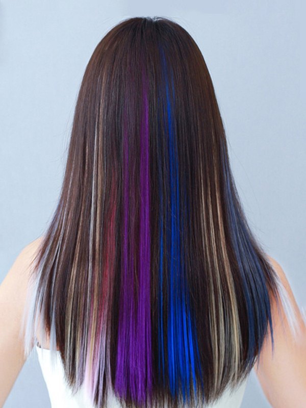 1pc Straight Long Clip In Hair Extension