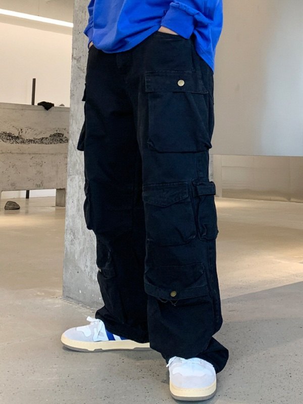 Men’s Multi Pockets Loose Cargo Pants