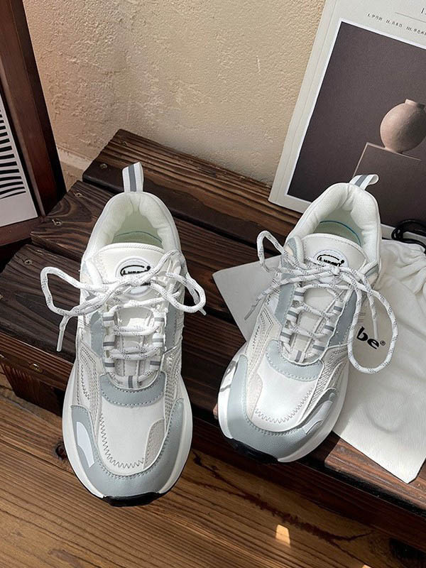 Logo Color Block Chunky Sneakers