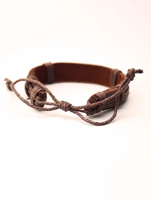 Animal Pendant Pu Leather Bracelet
