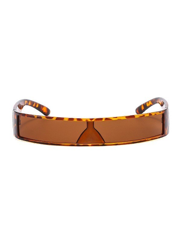 Star Pattern Wrap Around Y2K Futuristic Sunglasses
