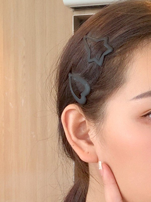 10pcs Star Pattern Hair Clip Set