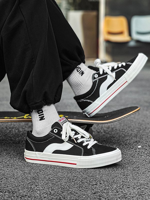 Men’s Vintage Strap Canvas Sneakers