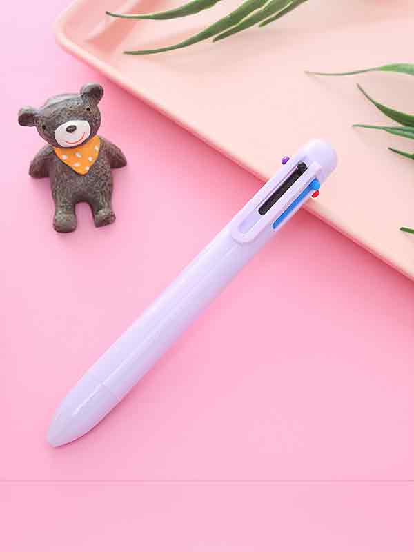 1PC Macaron Color Press Ballpoint Pen