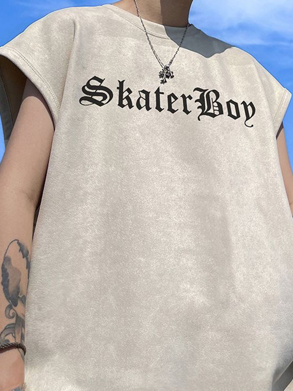 Men’s Gothic Cross Graphic Vest