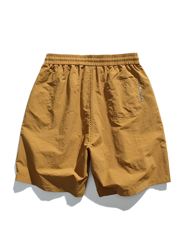 Men’S Plain Athleisure Loose Shorts