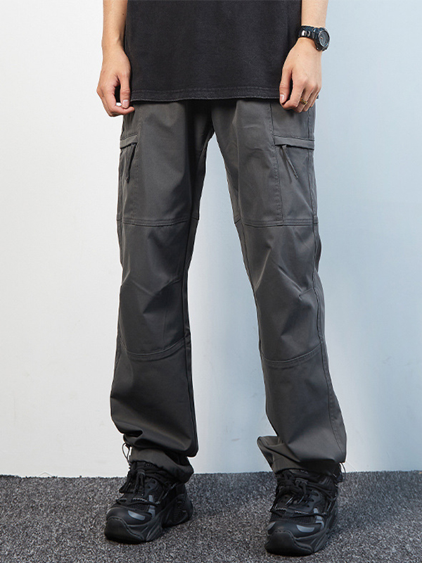 Men’S Loose Straight Casual Cargo Pants